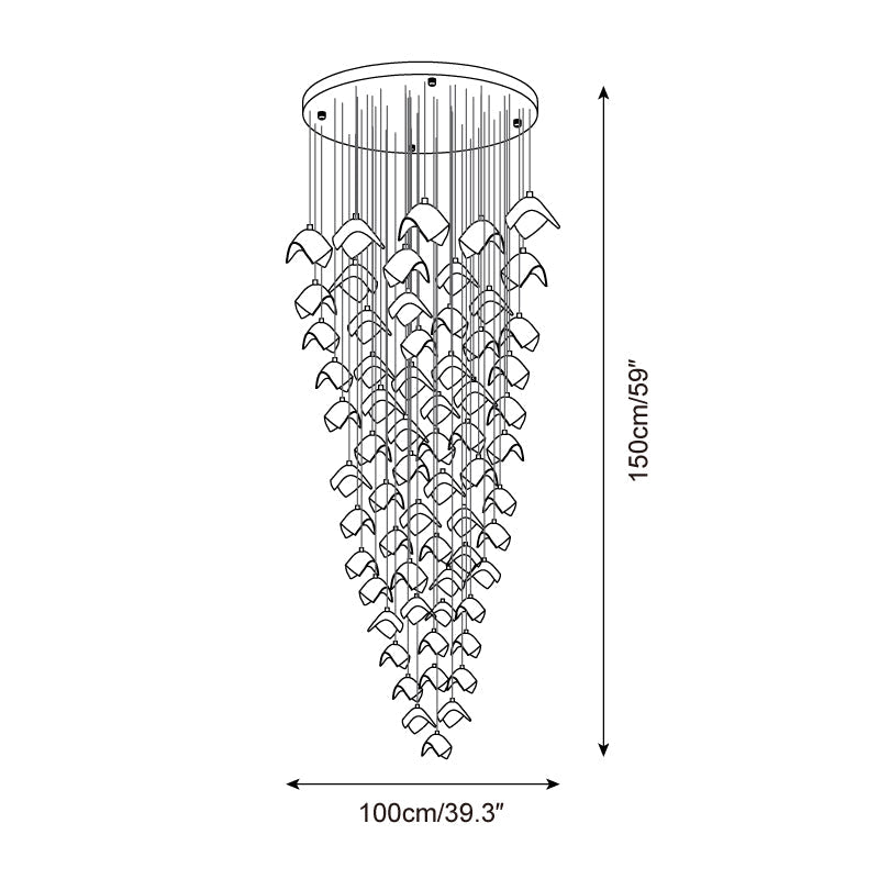 Mira Bloom Chandelier