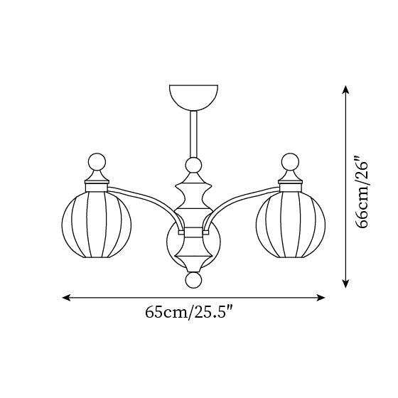 Viva Round Chandelier