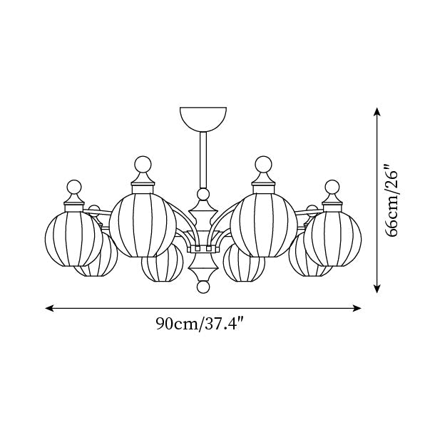 Viva Round Chandelier