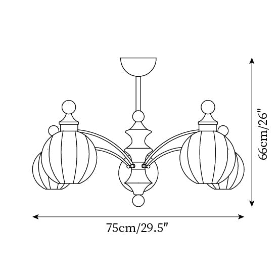 Viva Round Chandelier