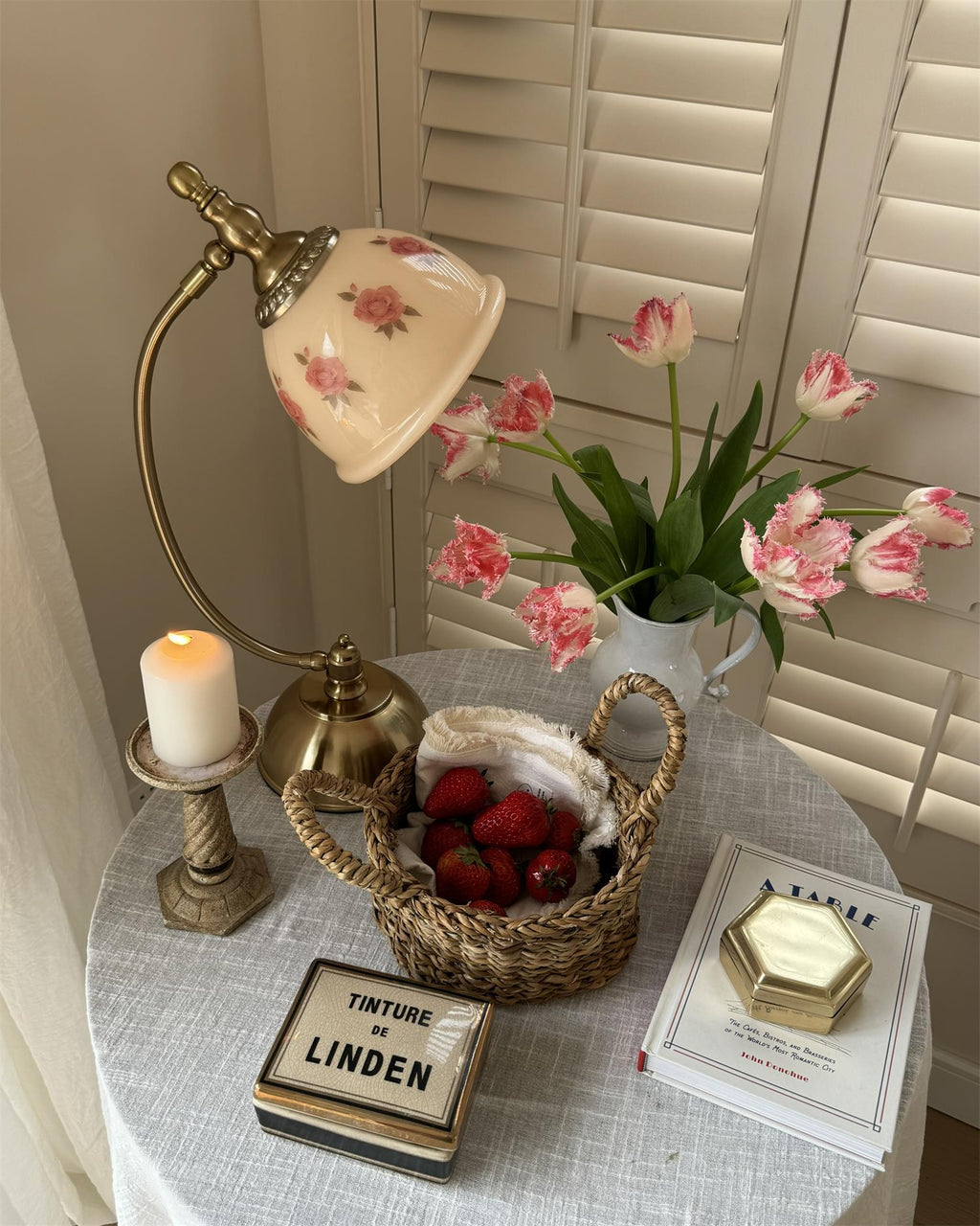Mishya Floral Table Lamp