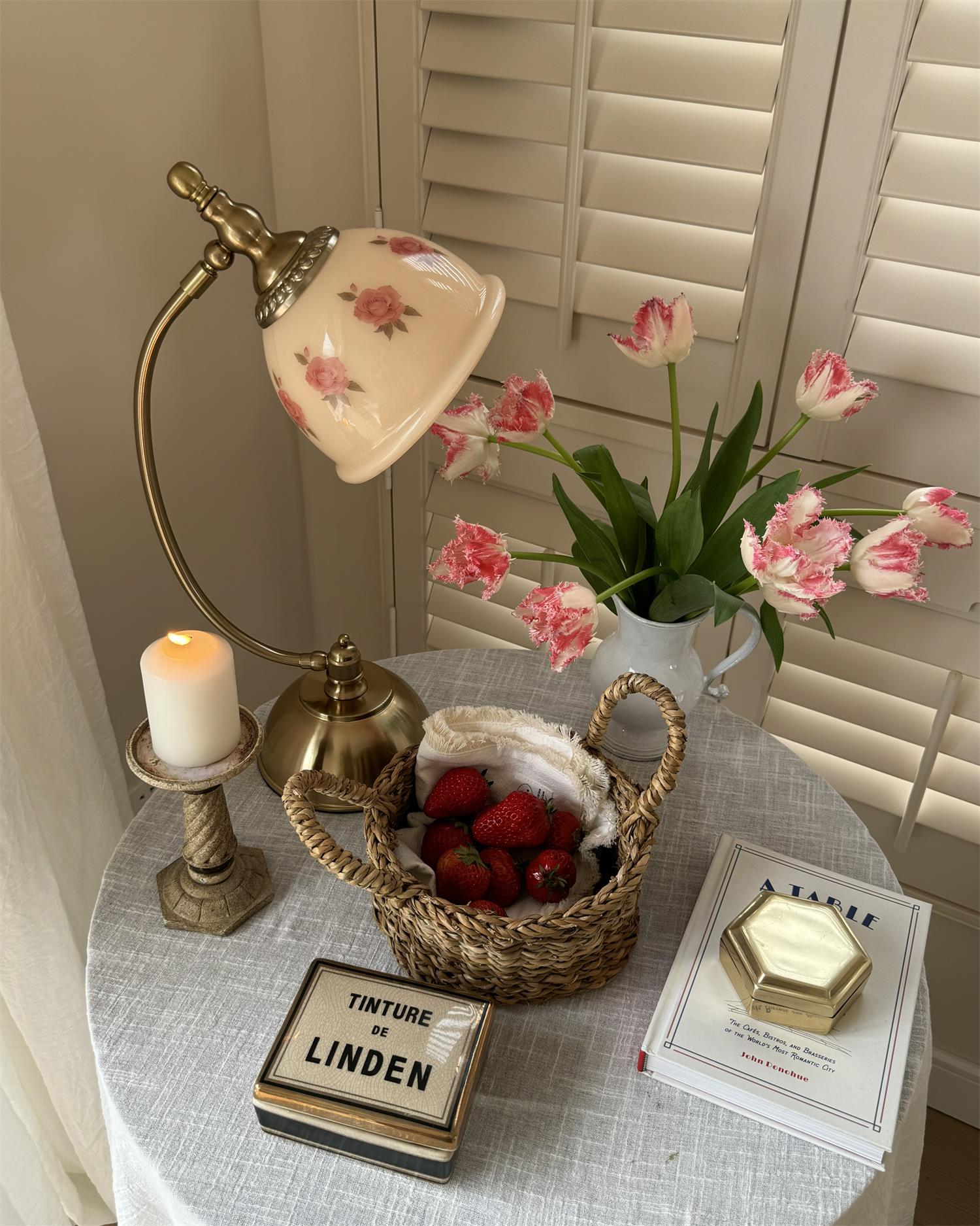 Mishya Floral Table Lamp
