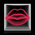 Lips Infinity Mirror Neon Sign