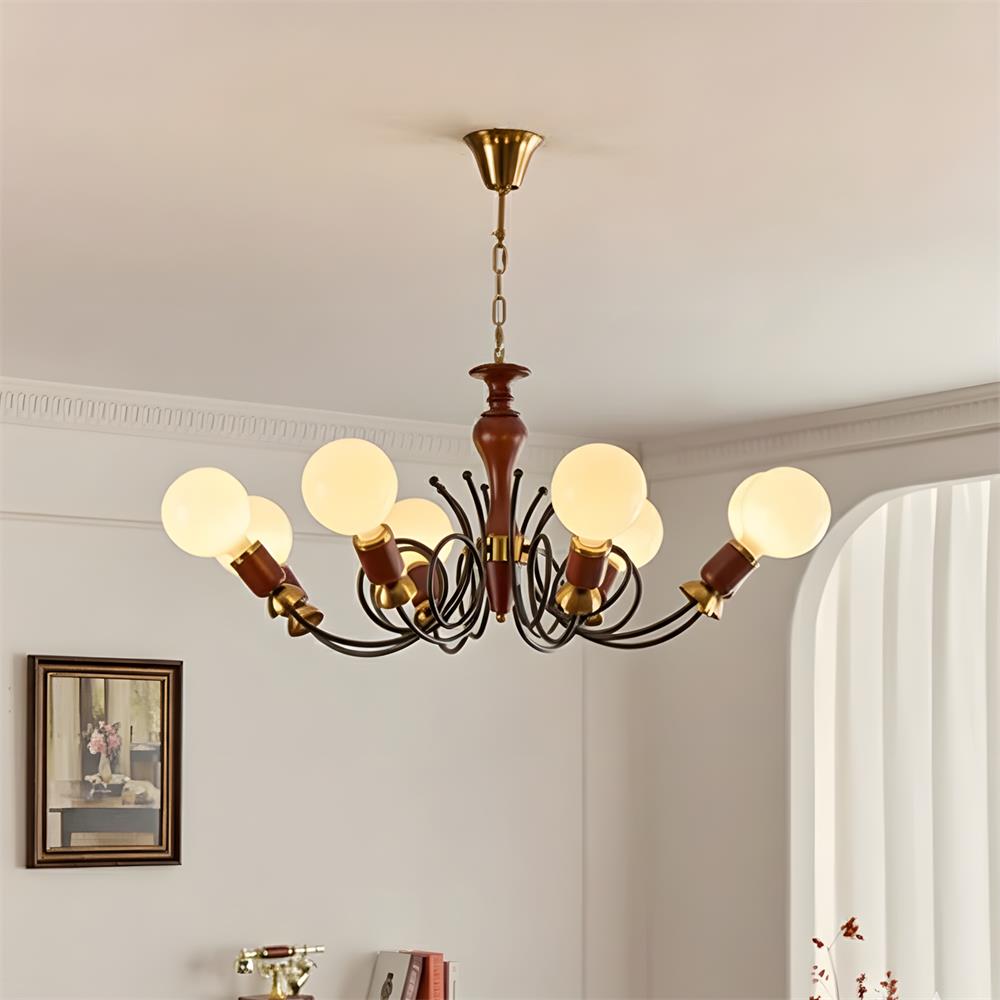 Modernist Cluster Chandelier