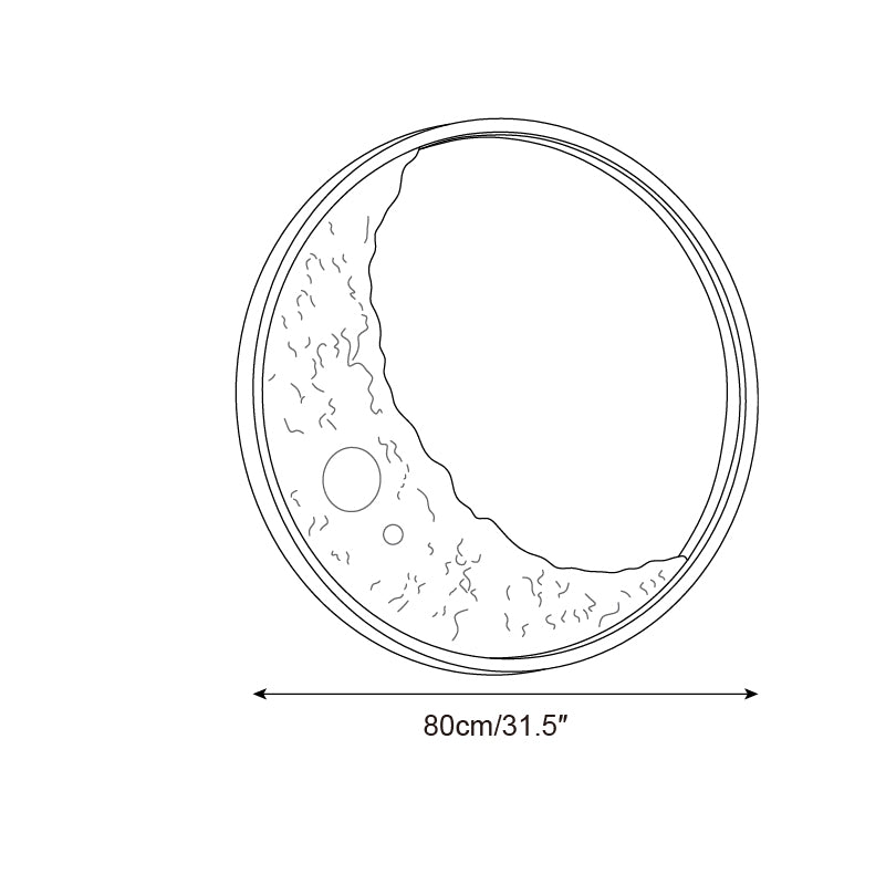 Moon Outdoor Wall Lamp