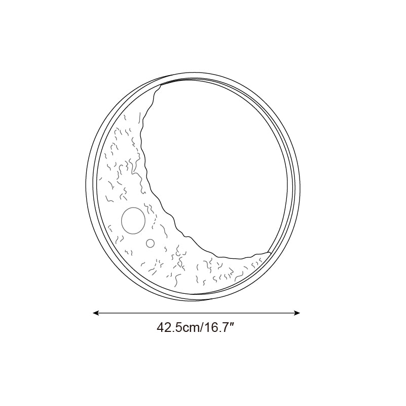 Moon Outdoor Wall Lamp