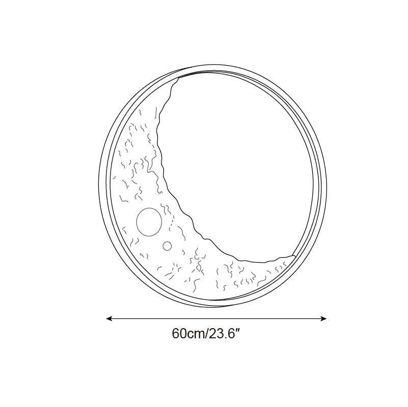 Moon Outdoor Wall Lamp