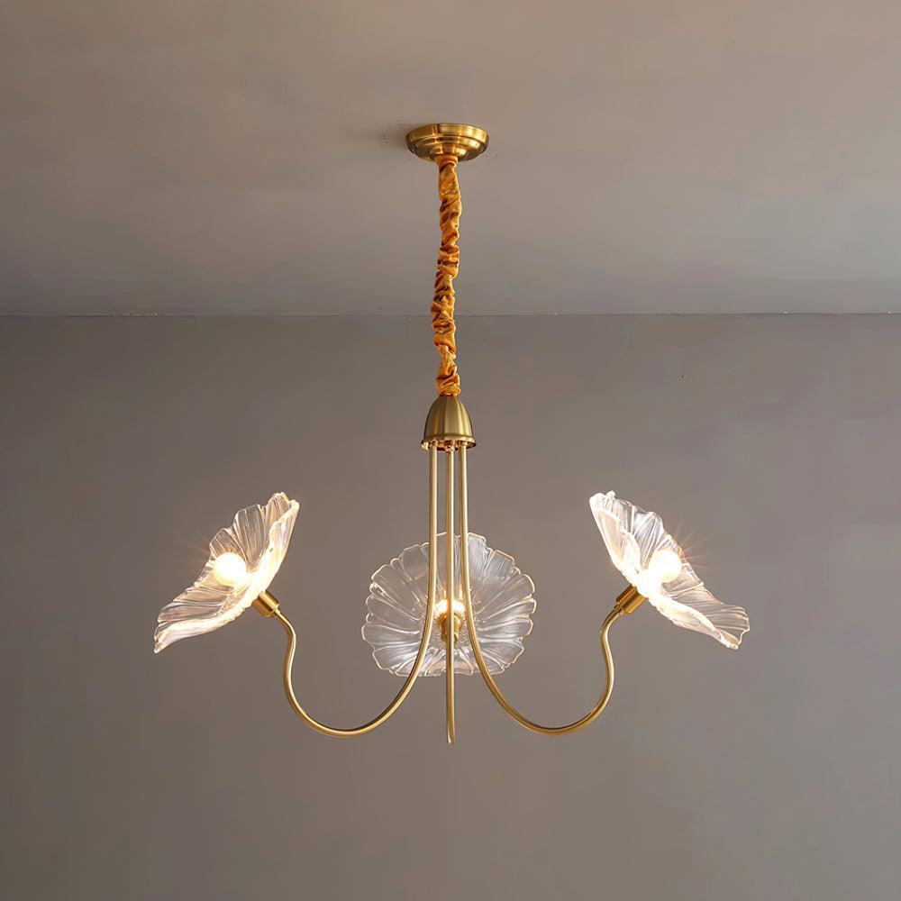 Murano Glass Flowers Chandelier