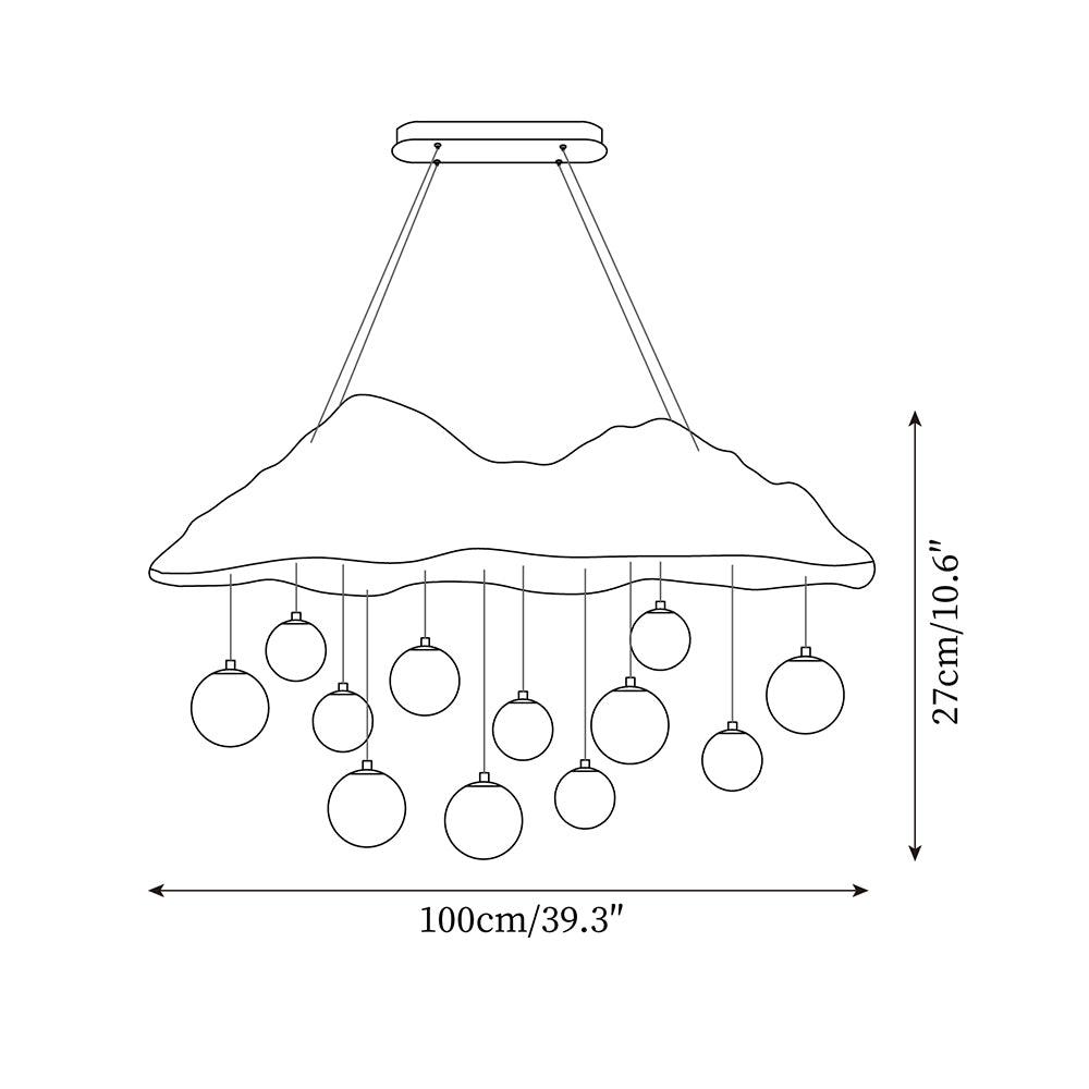 Mushroom Cloud Chandelier
