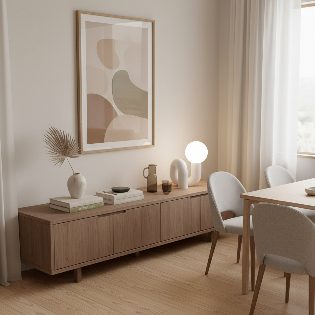 N Shape Glass Table Lamp