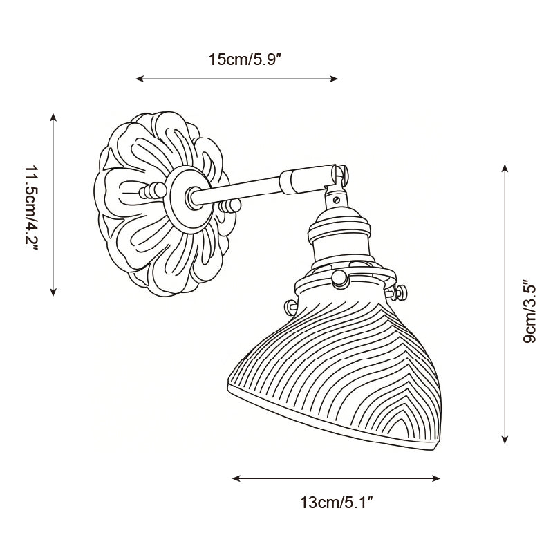Nacre Petal Wall Lamp
