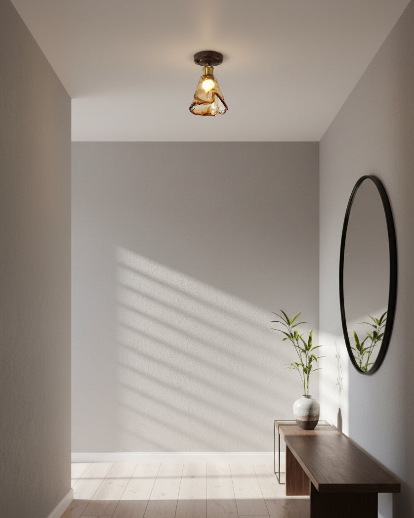 Nalia Amber Ceiling Light