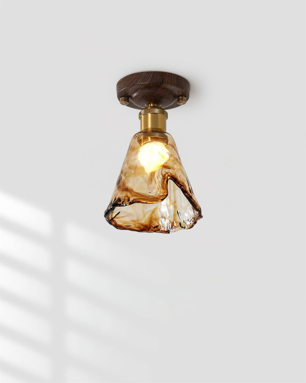 Nalia Amber Ceiling Light