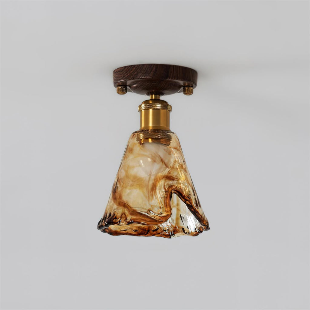 Nalia Amber Ceiling Light