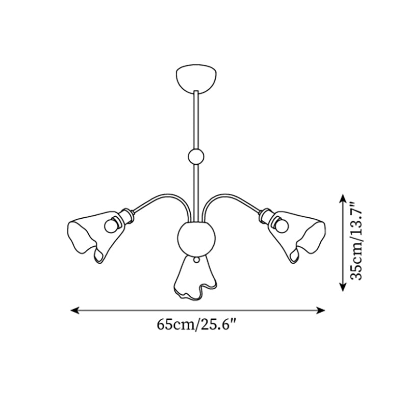Nalia Amber Chandelier