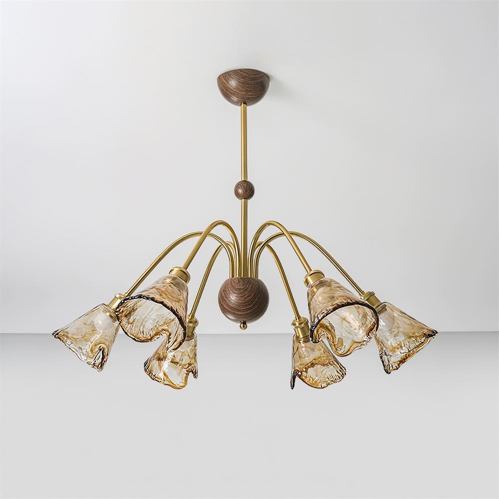 Nalia Amber Chandelier