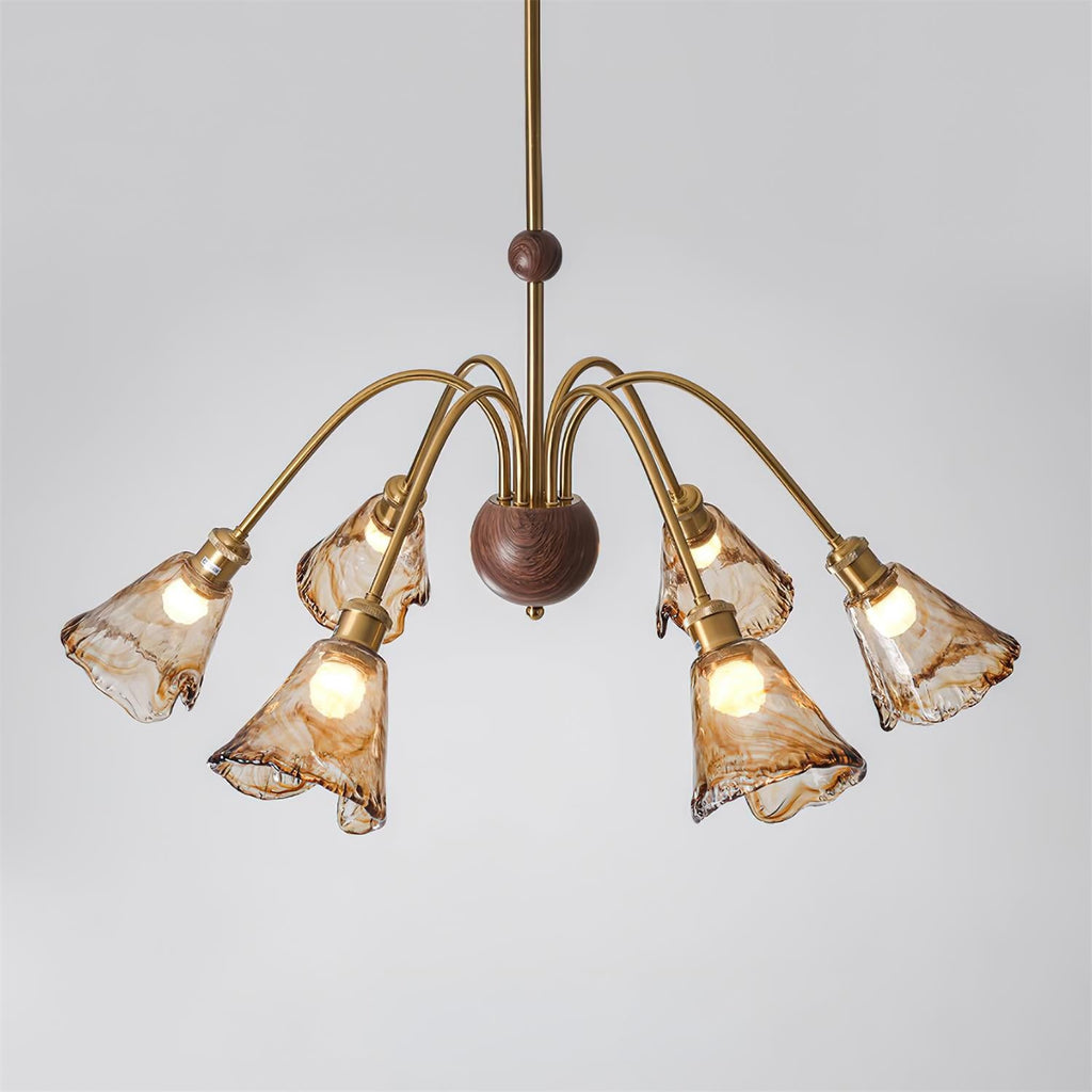 Nalia Amber Chandelier