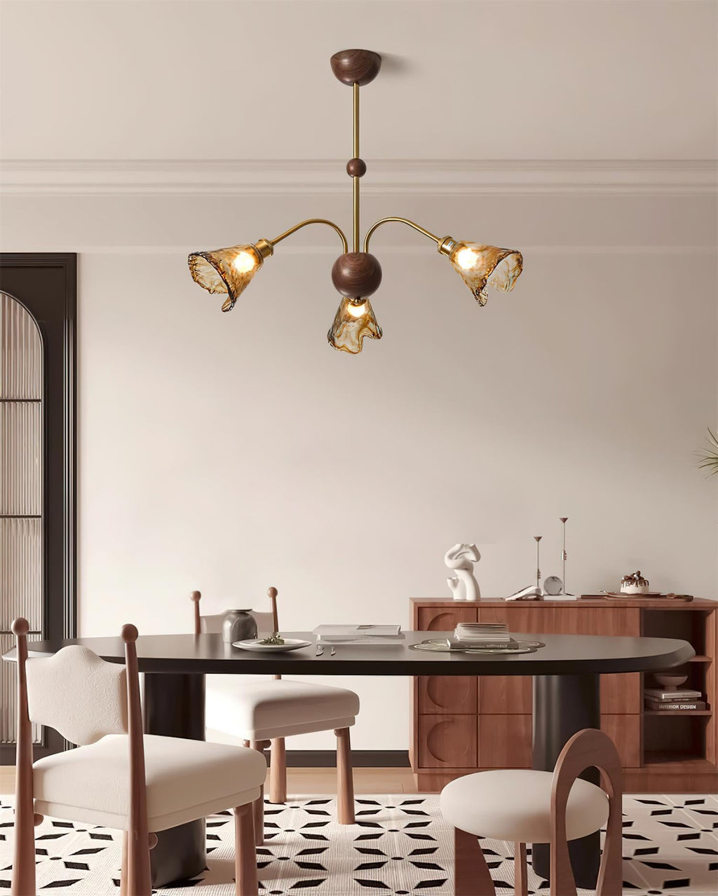 Nalia Amber Chandelier