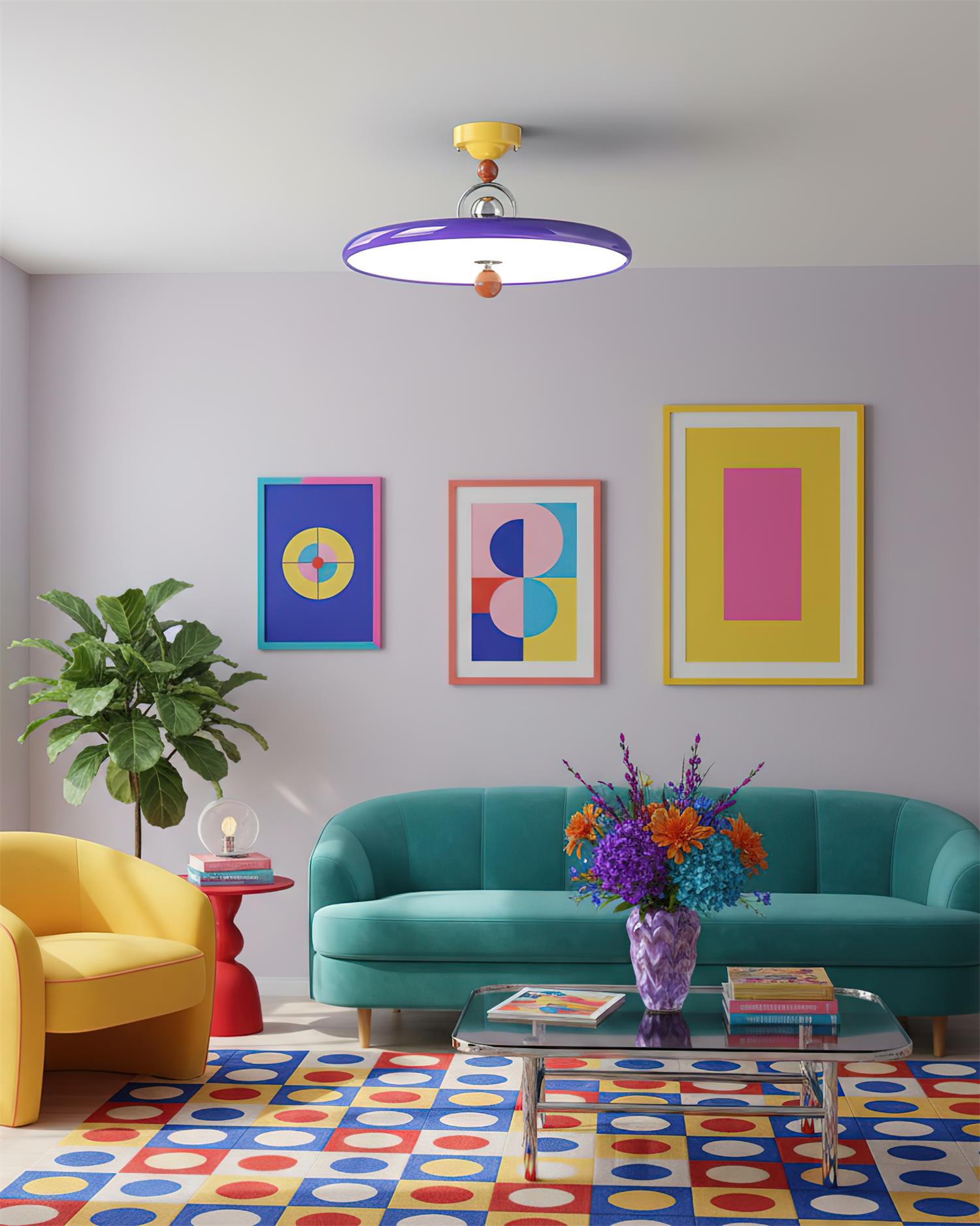 Neon Ceiling Lamp