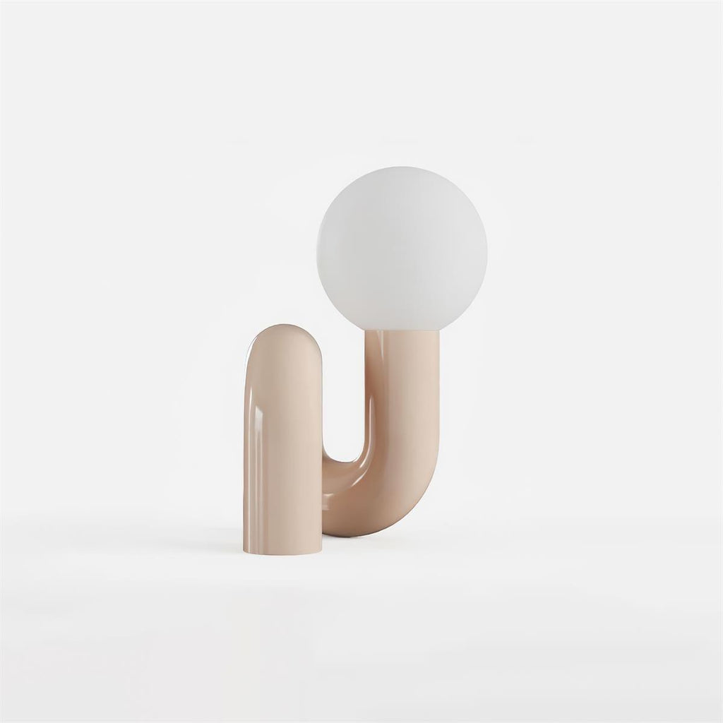 N Shape Glass Table Lamp