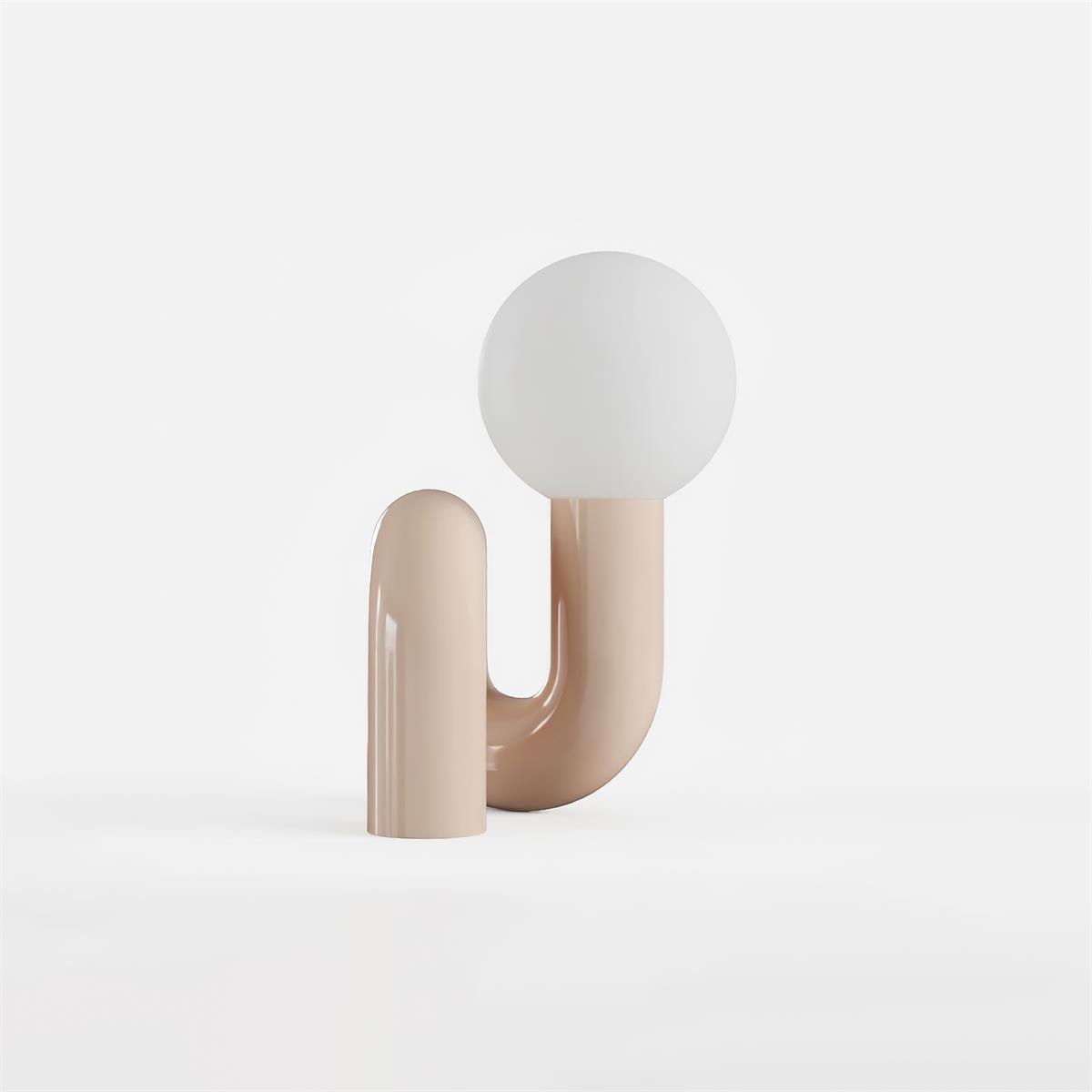 N Shape Glass Table Lamp