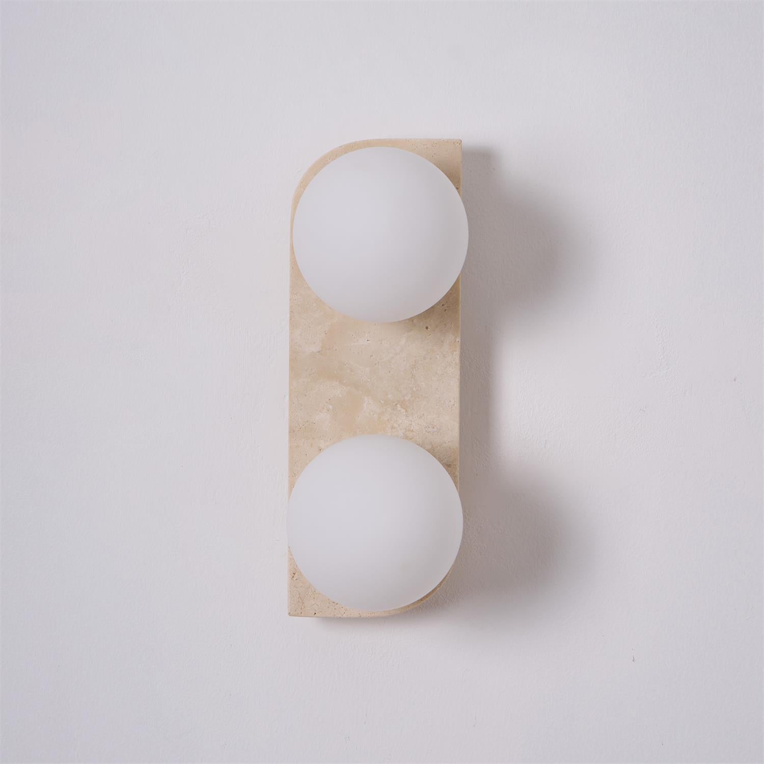 Neptune Travertine Wall Lamp