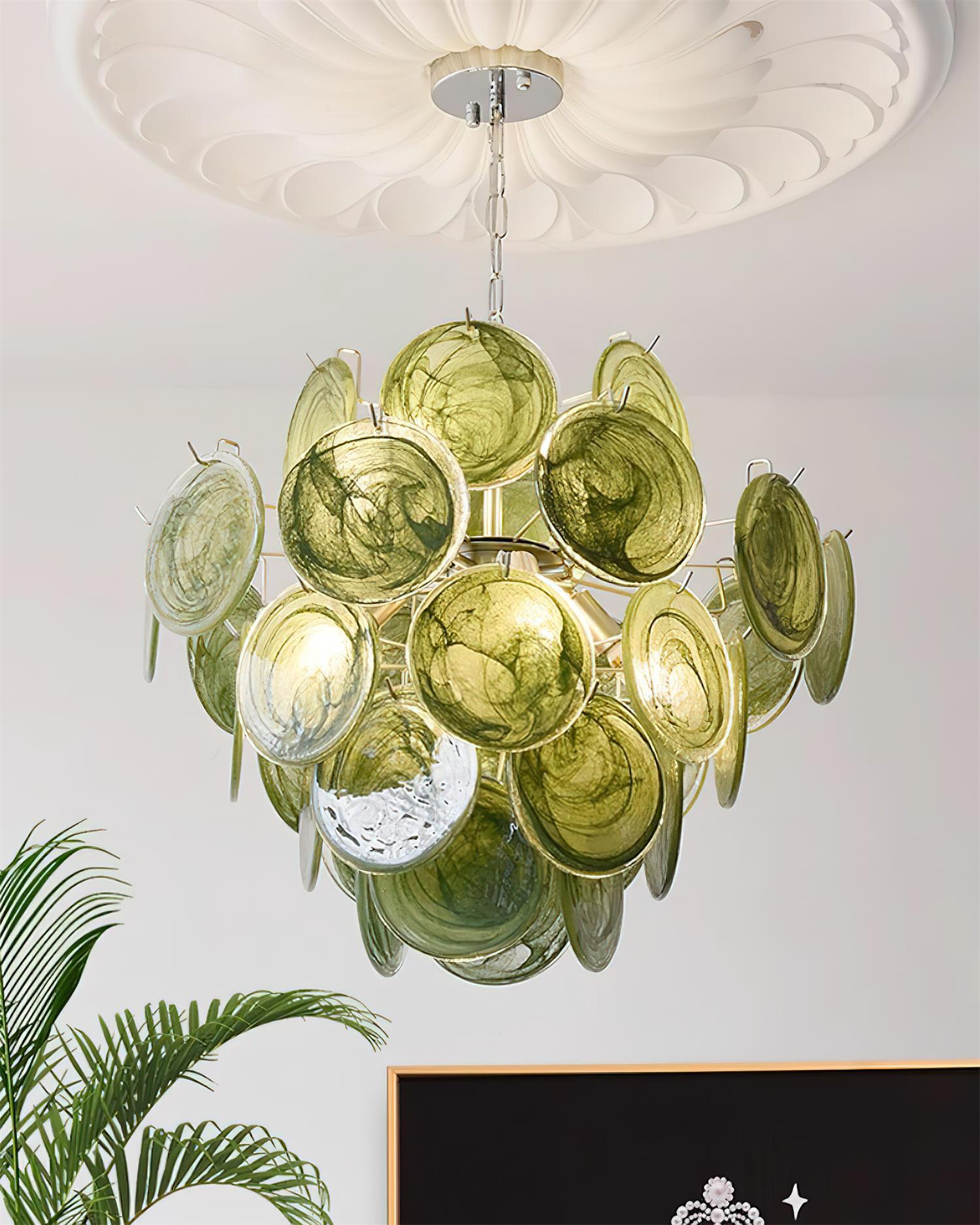 Neuvy Glass Chandelier