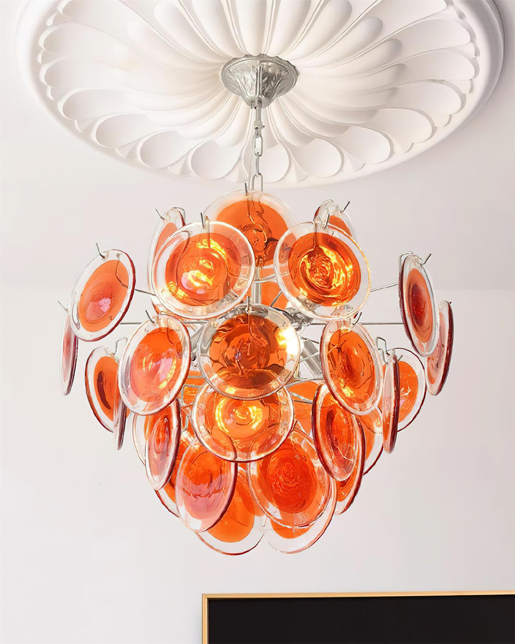 Neuvy Glass Chandelier