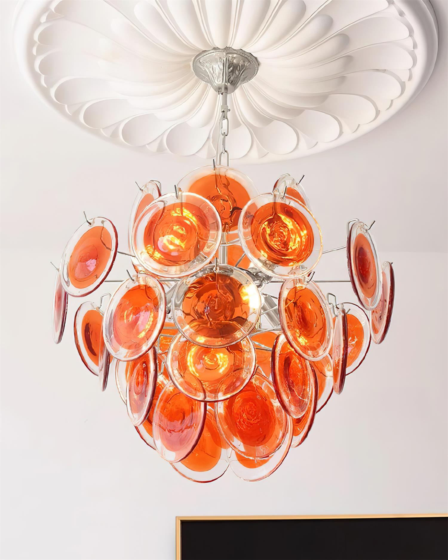 Neuvy Glass Chandelier
