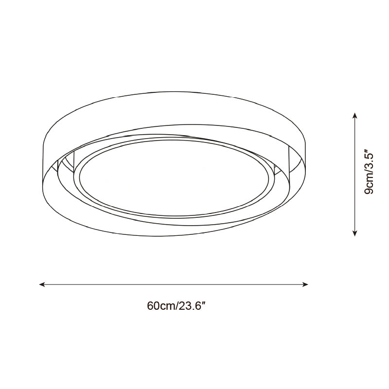 Nexus Swirl Ceiling Lamp