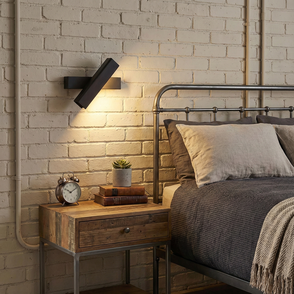 Nordic Art Bedroom Wall Lamp