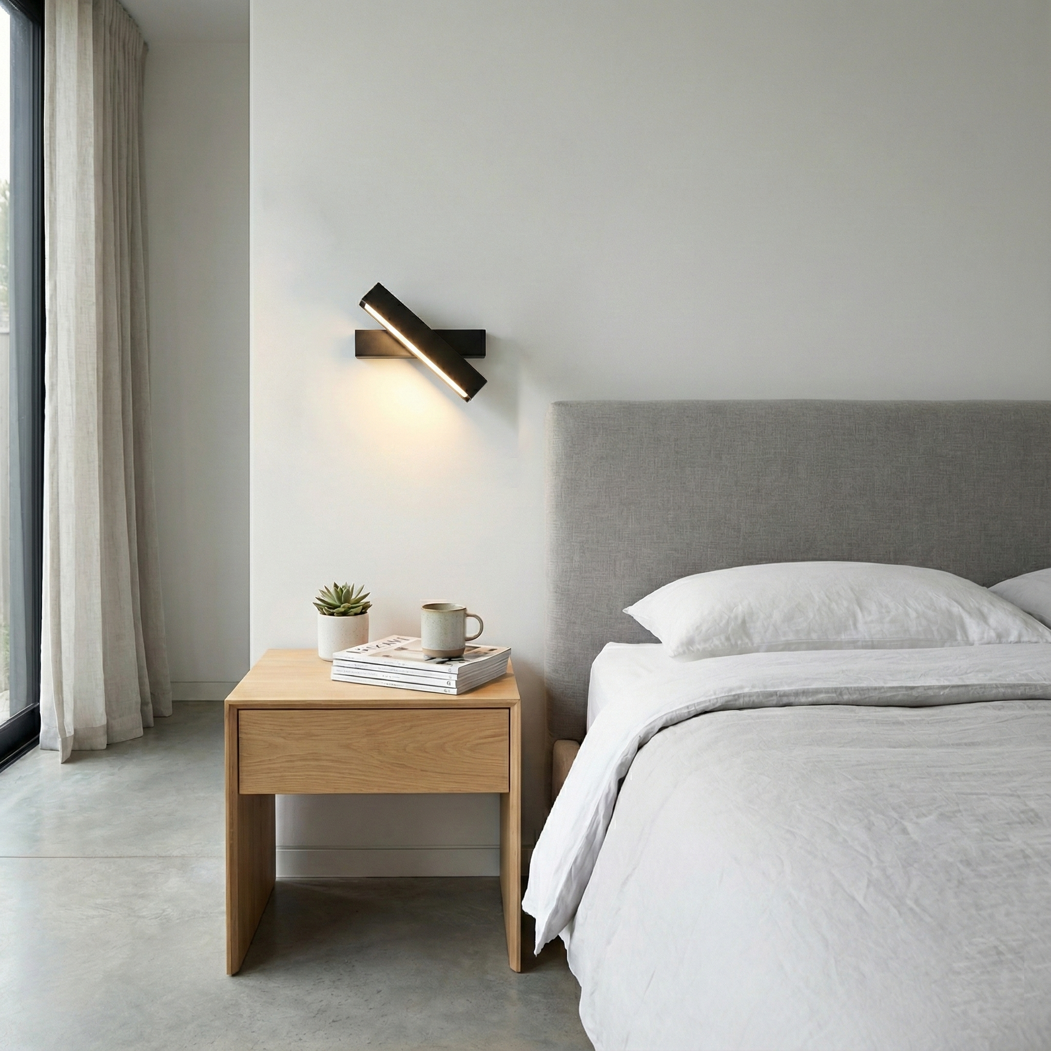 Nordic Art Bedroom Wall Lamp