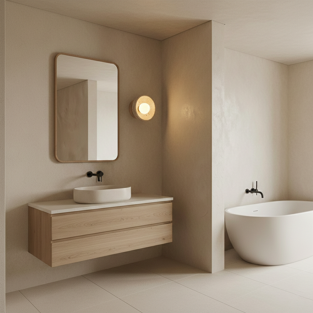 Ollina Travertine Wall Lamp