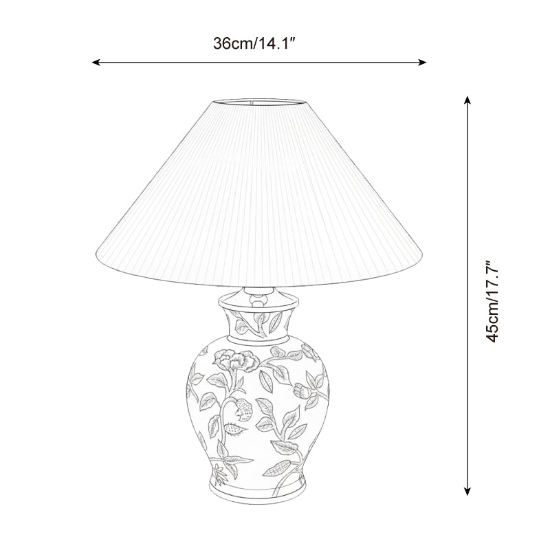Orchid Mist Table Lamp