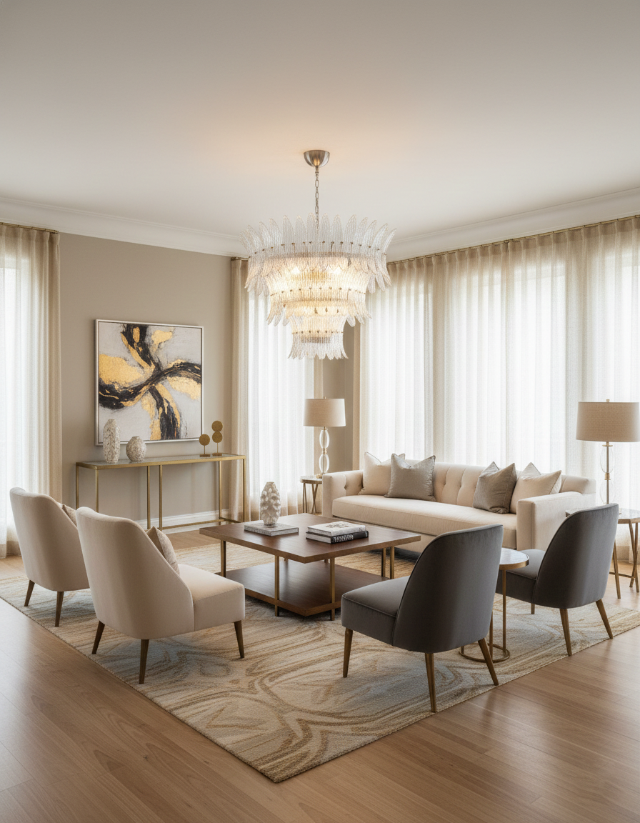 Palmette Chandelier