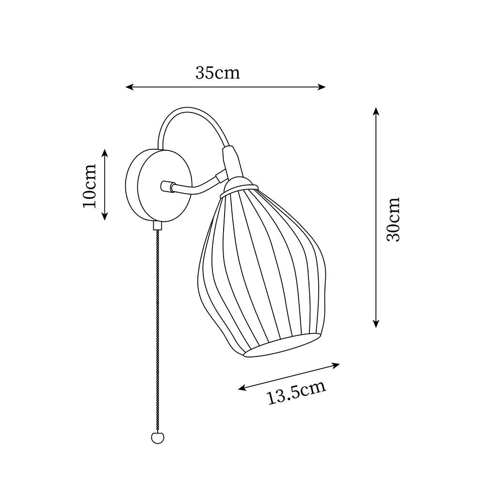 Paola Ceramic Wall Lamp