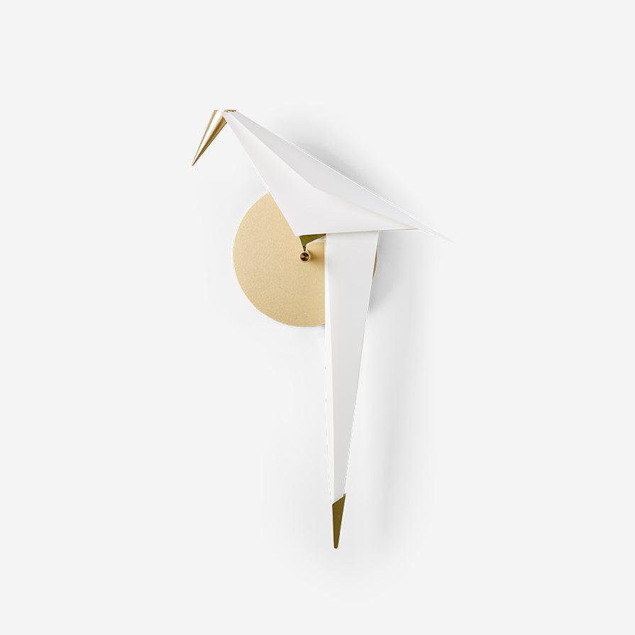 White Paper Crane Wall Lamp