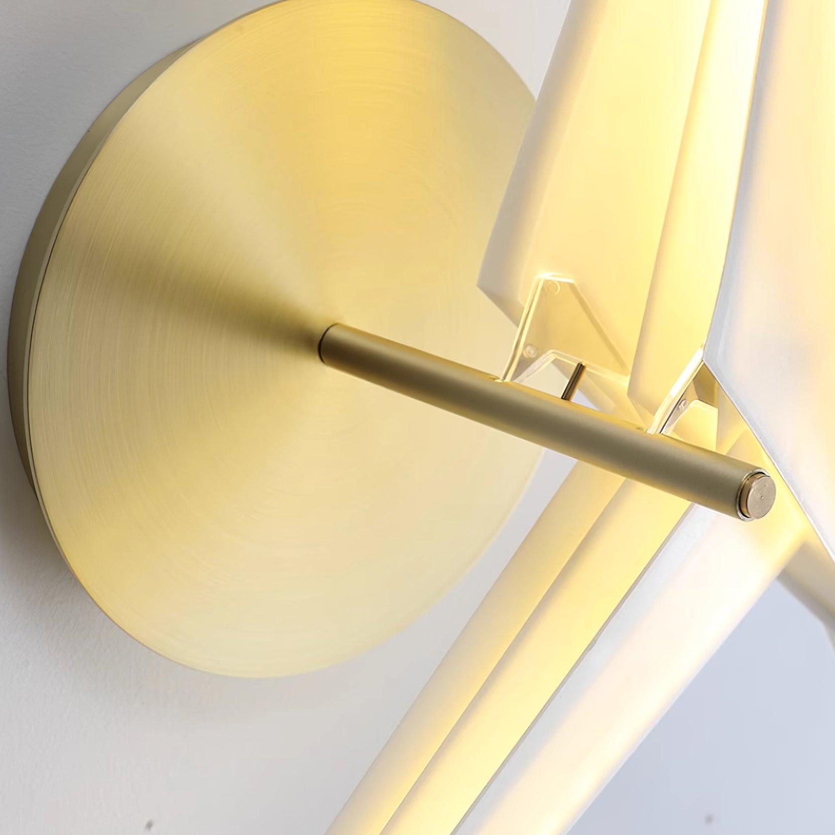 White Paper Crane Wall Lamp