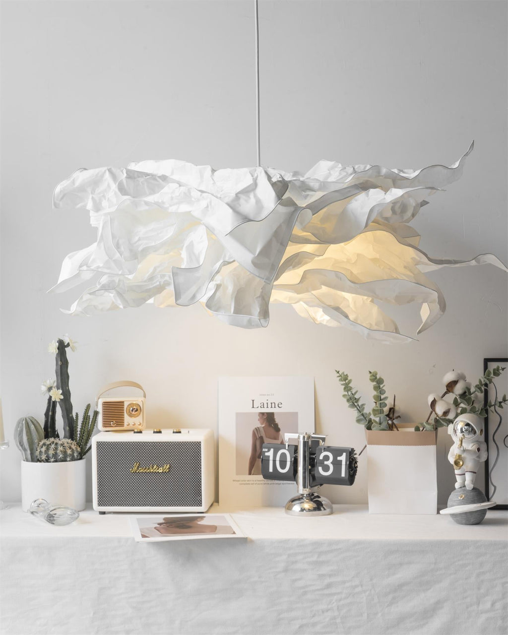 Paper Plug In Pendant Lamp