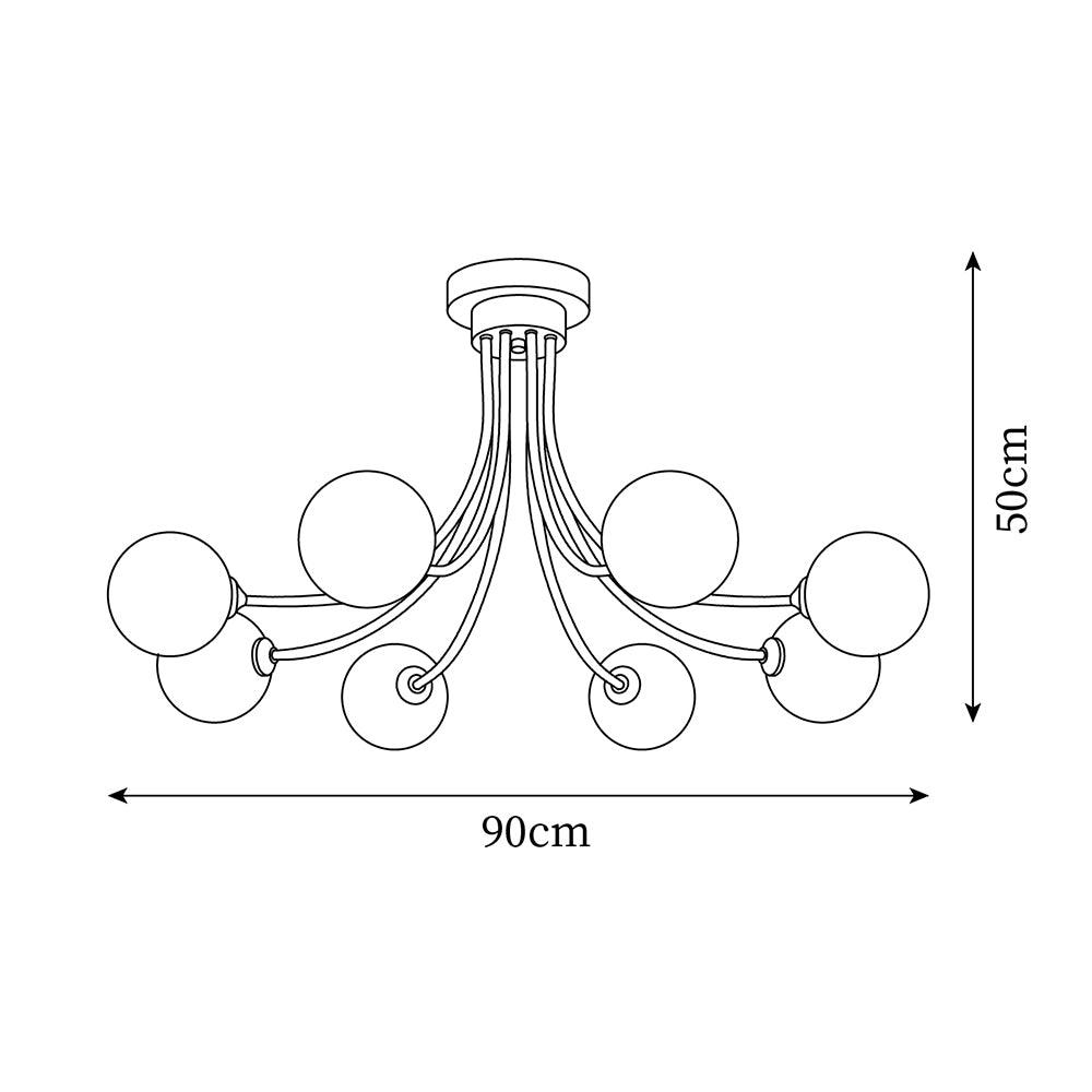 Patrizio Globe Ceiling Light