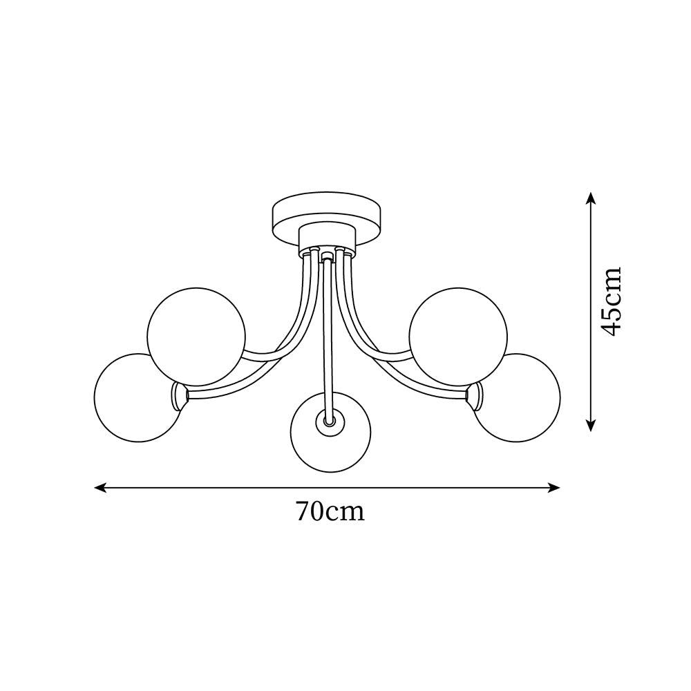 Patrizio Globe Ceiling Light