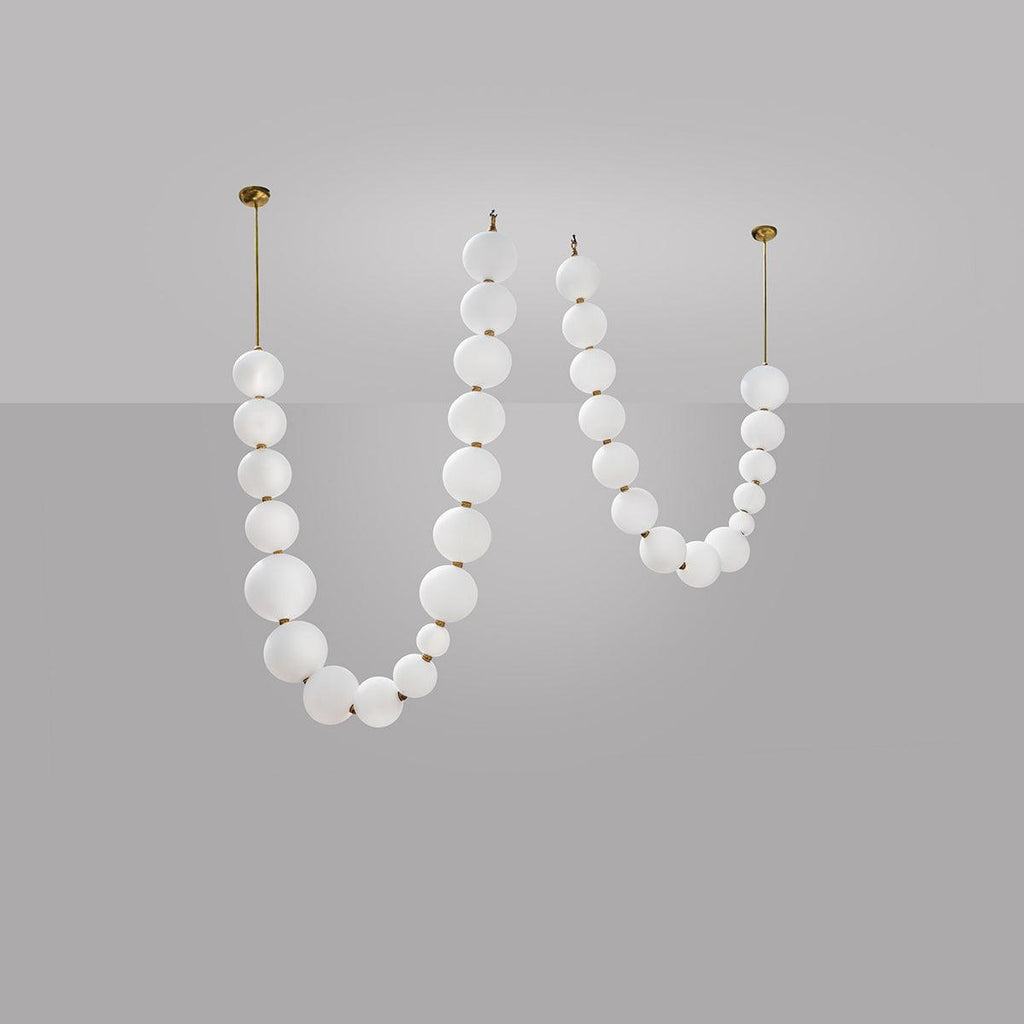 Luxurious Pearl Necklace Chandelier