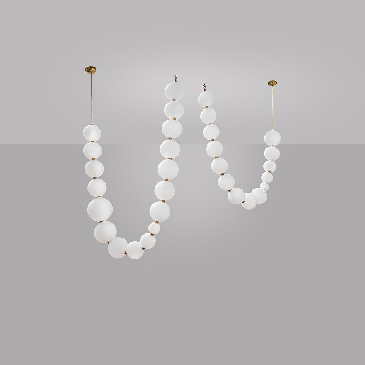Luxurious Pearl Necklace Chandelier