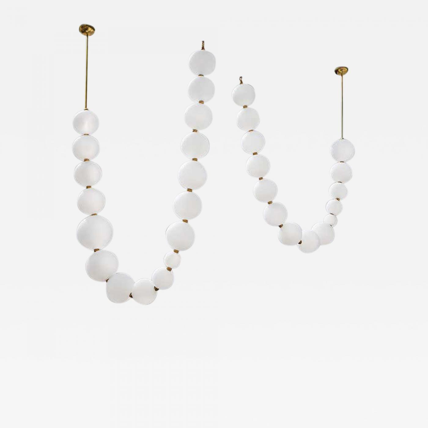 Luxurious Pearl Necklace Chandelier