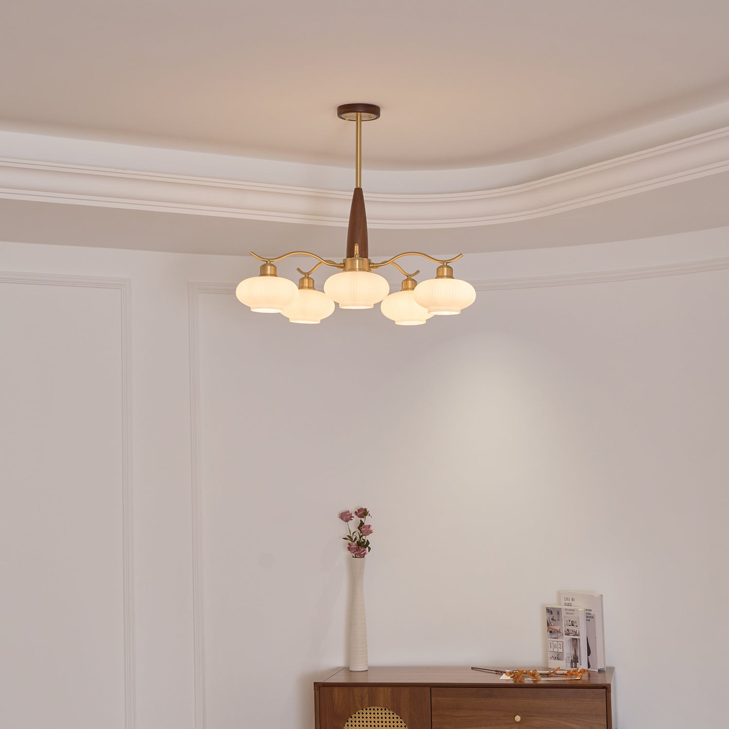 Penton Glass Chandelier