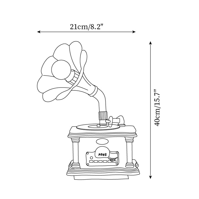 Phonograph Table Lamp
