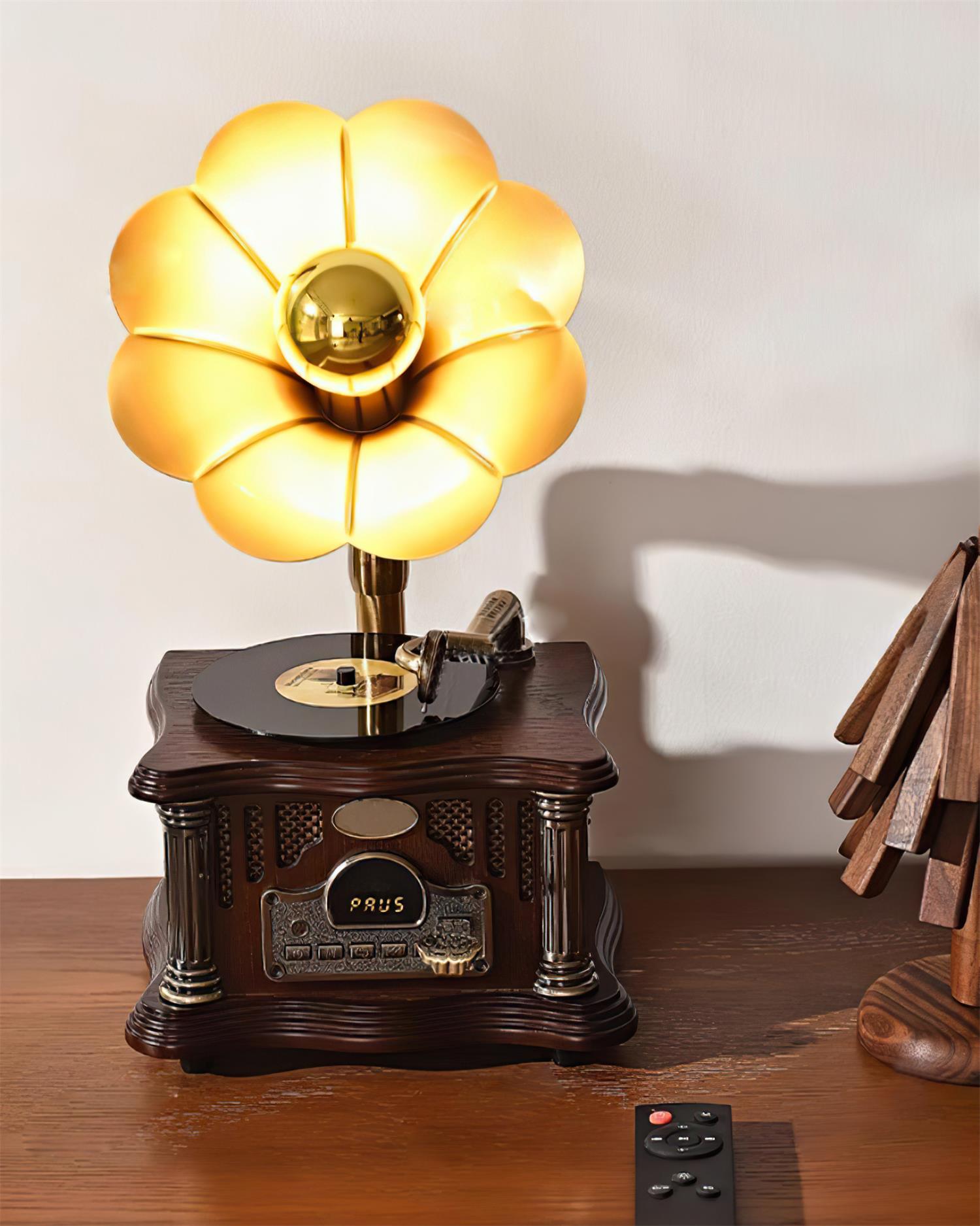 Phonograph Table Lamp