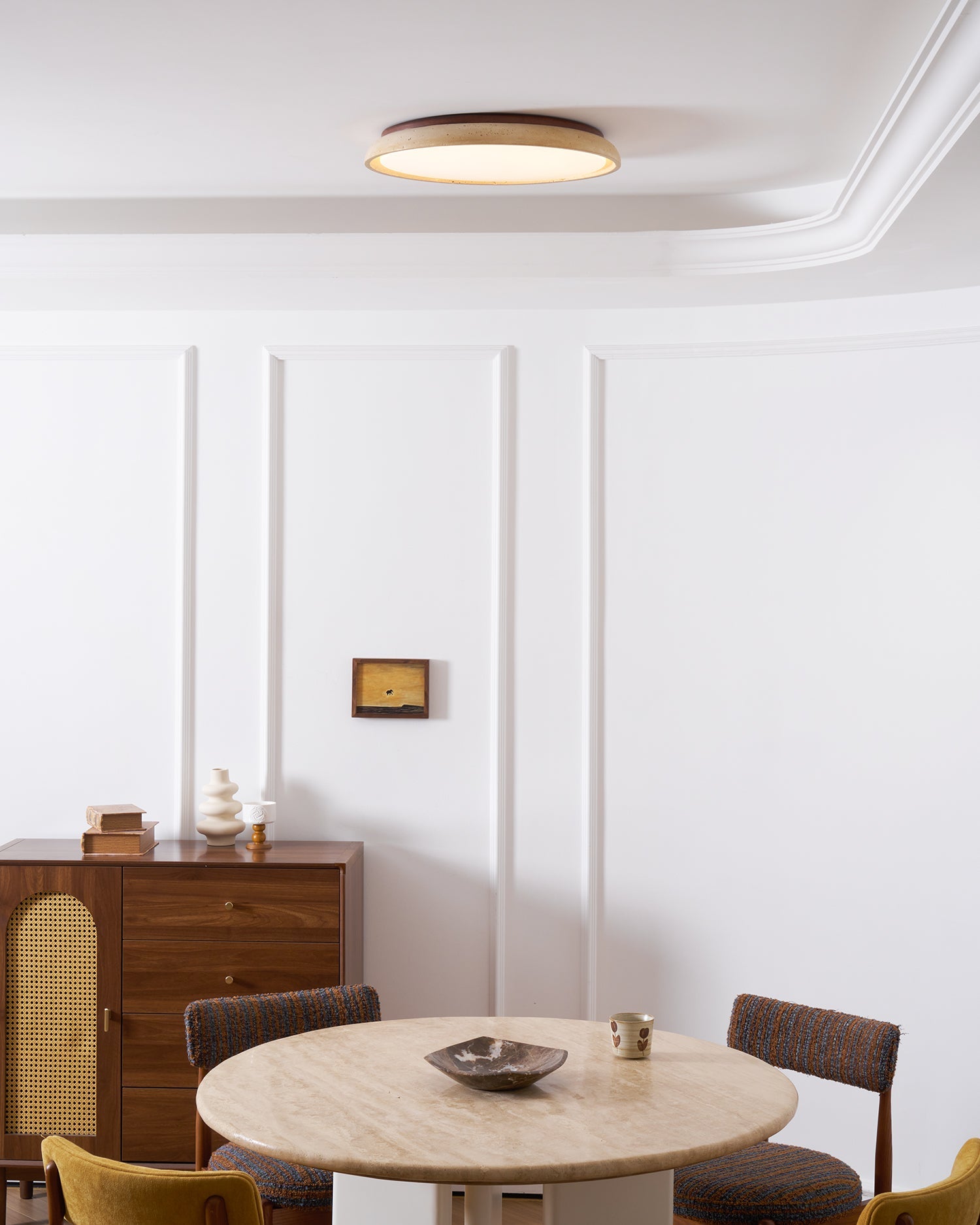 Piedra Travertine Ceiling Light