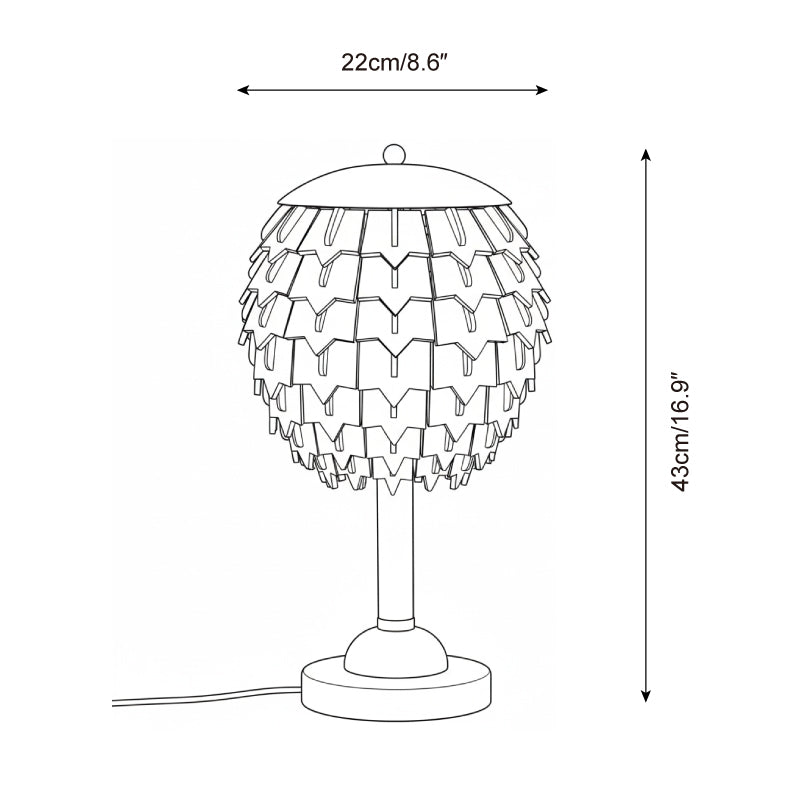 Pinecone Table Lamp
