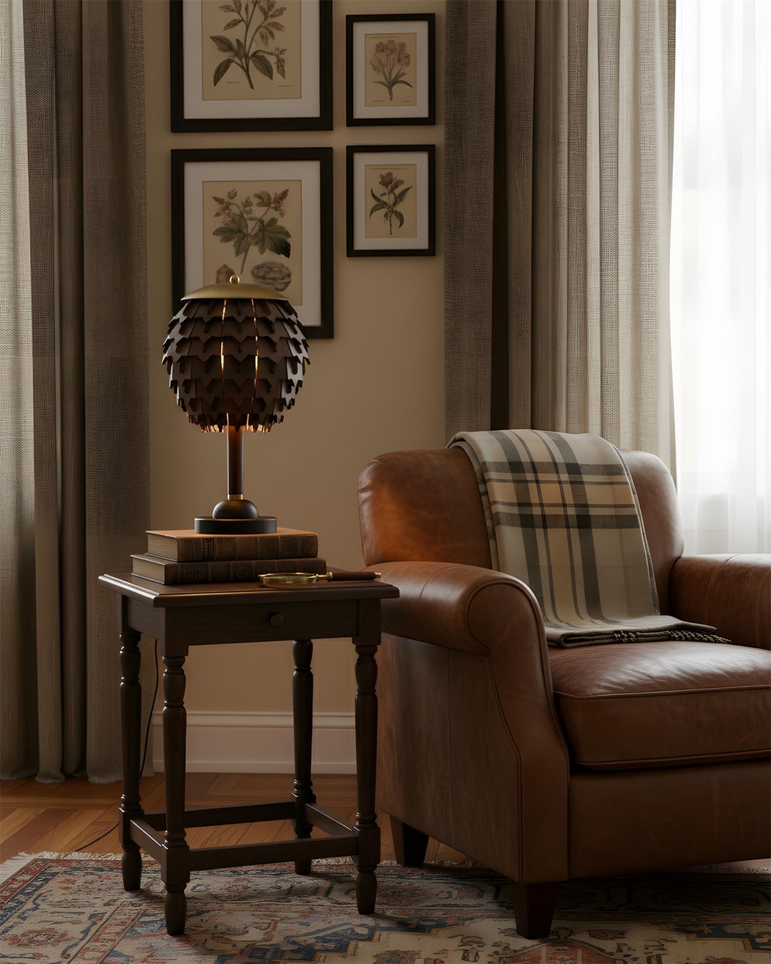 Pinecone Table Lamp